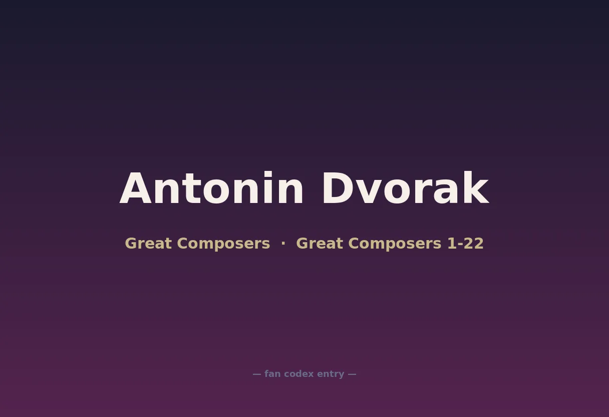 Antonin Dvorak
