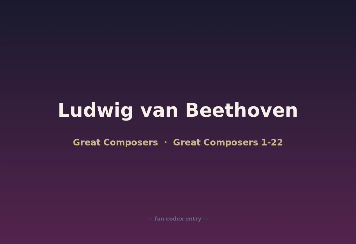Ludwig van Beethoven